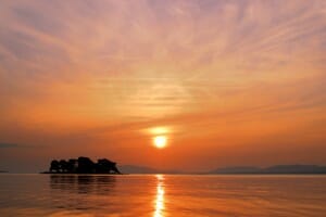 宍道湖夕日