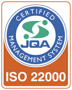 ISO22000を取得しました