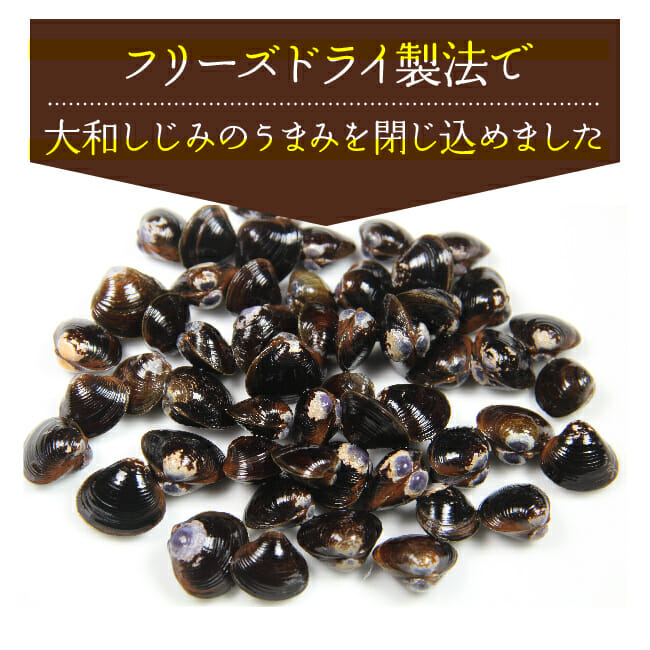 フリーズドライで仕上げたしじみ汁