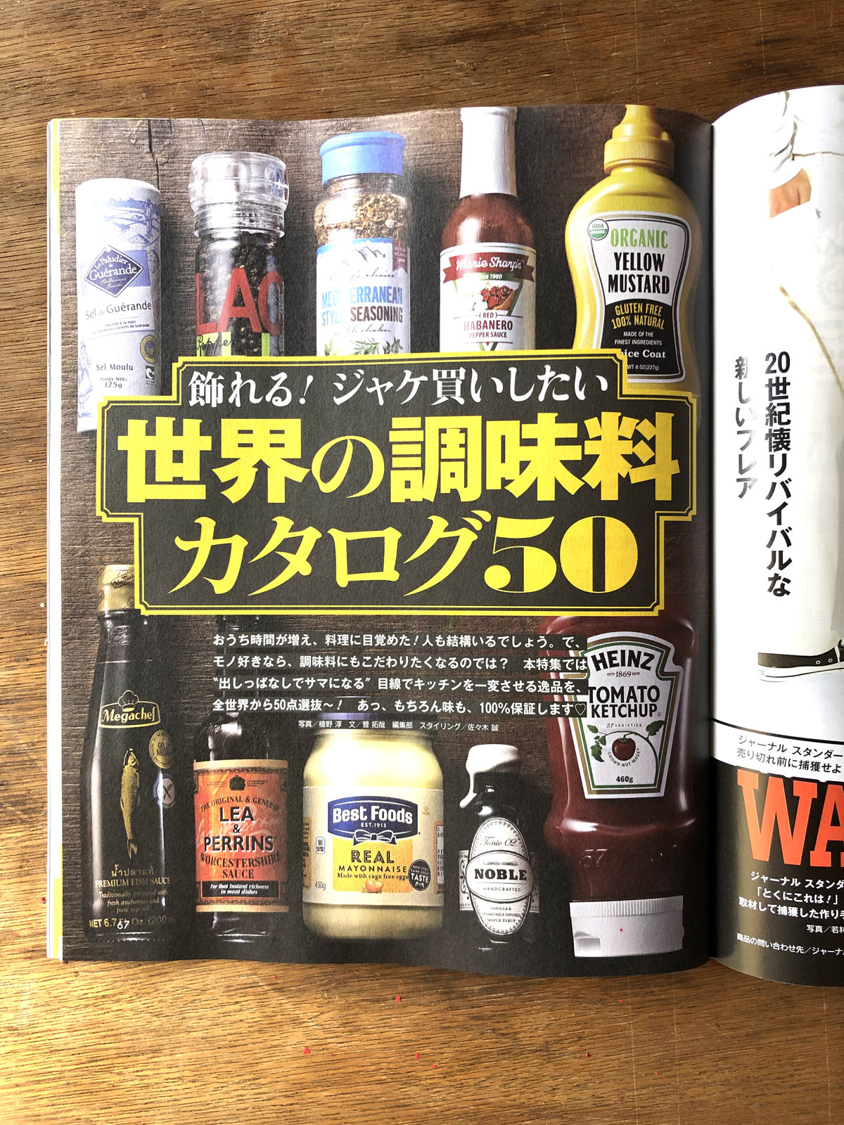 Bigin「世界の調味料カタログ」に掲載されました！