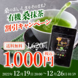 【終了】桑抹茶38％OFF／1,620円→1,000円（送料無料）！