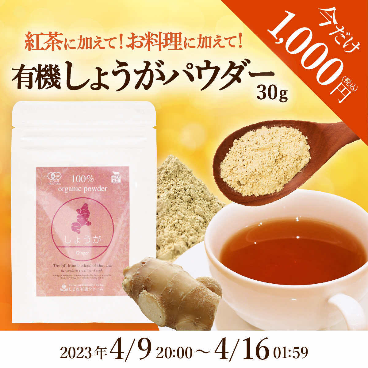 生姜パウダーキャンペーン